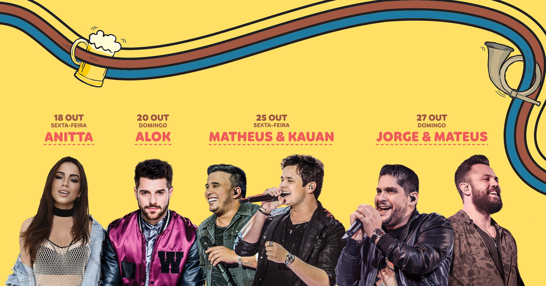 Anitta, Alok, Matheus & Kauan e Jorge & Mateus são os shows nacionais em 2019